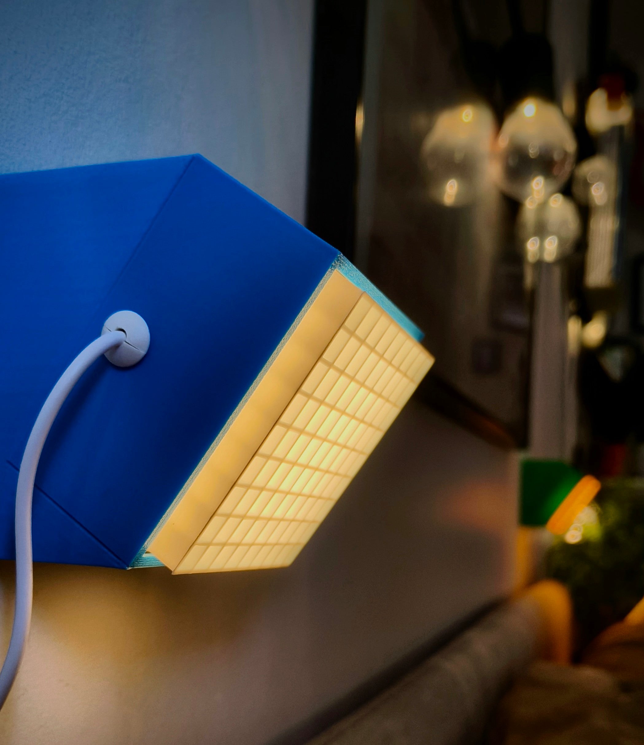Modular Wall Lamp - oo1 -  [Cyan & Orange / White]