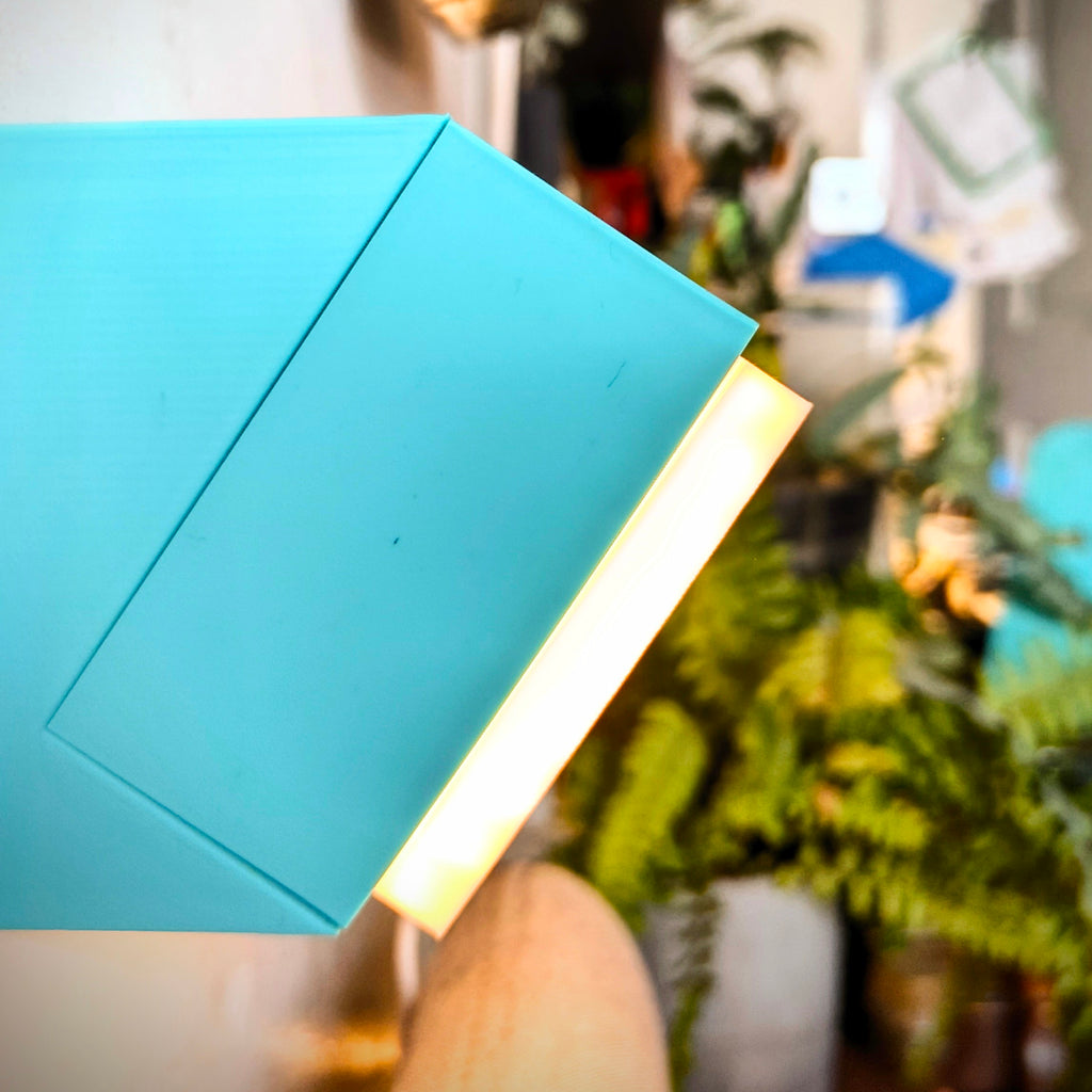 Modular Wall Lamp - oo1 -  [Turquoise & Magenta / White]