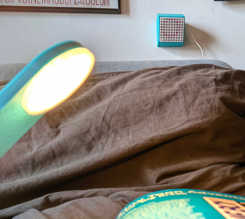 Modular Wall Lamp - oo1 -  [Turquoise & Magenta / White]