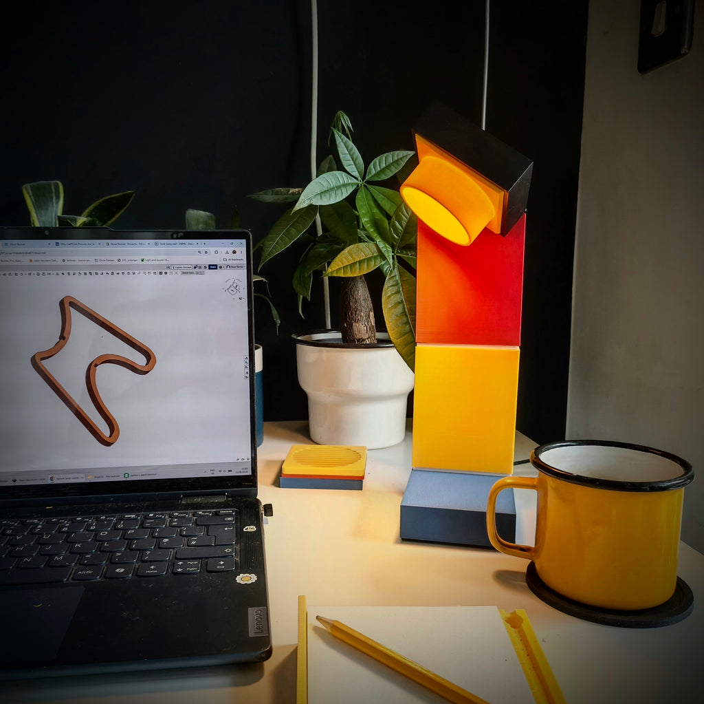 Desk Lamp oo2 - Bauhaus style