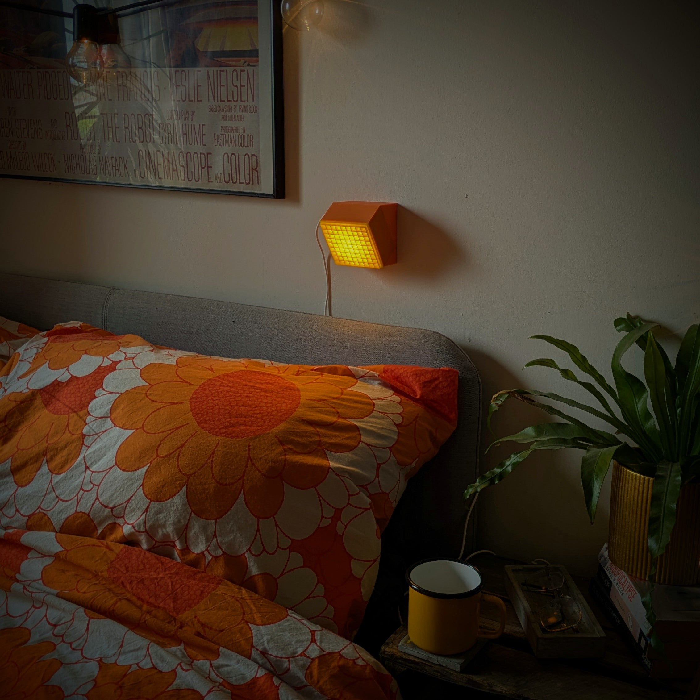 Modular Wall Lamp - oo1 - Orange / Yellow [white]