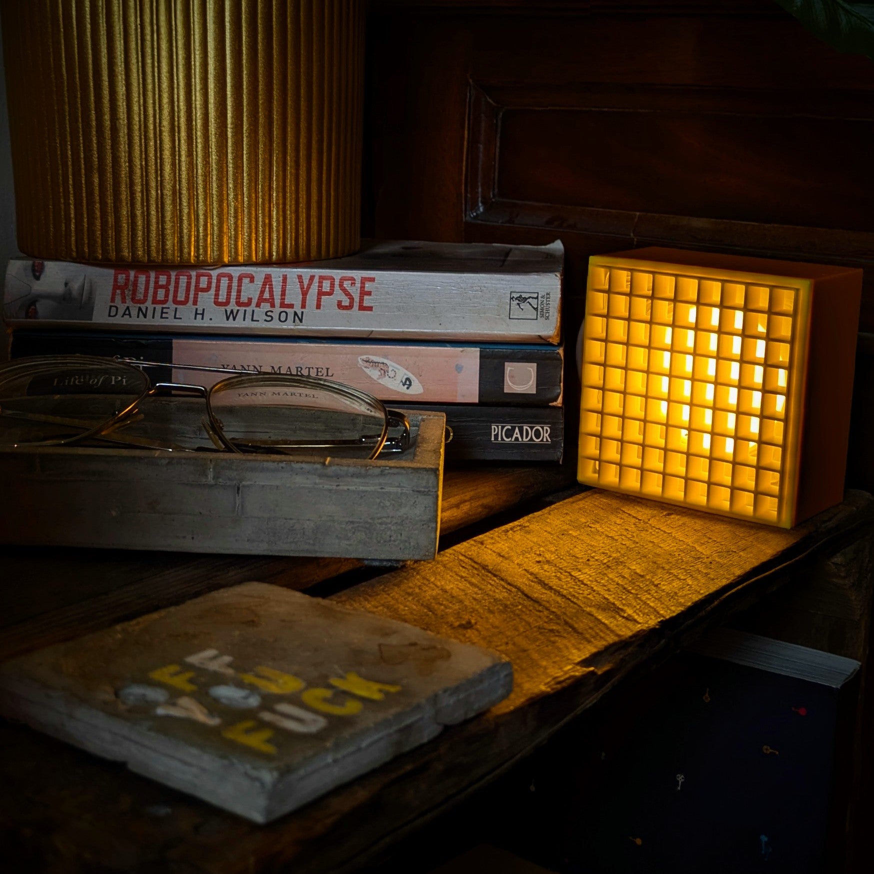 Modular Wall Lamp - oo1 - Orange / Yellow [white]