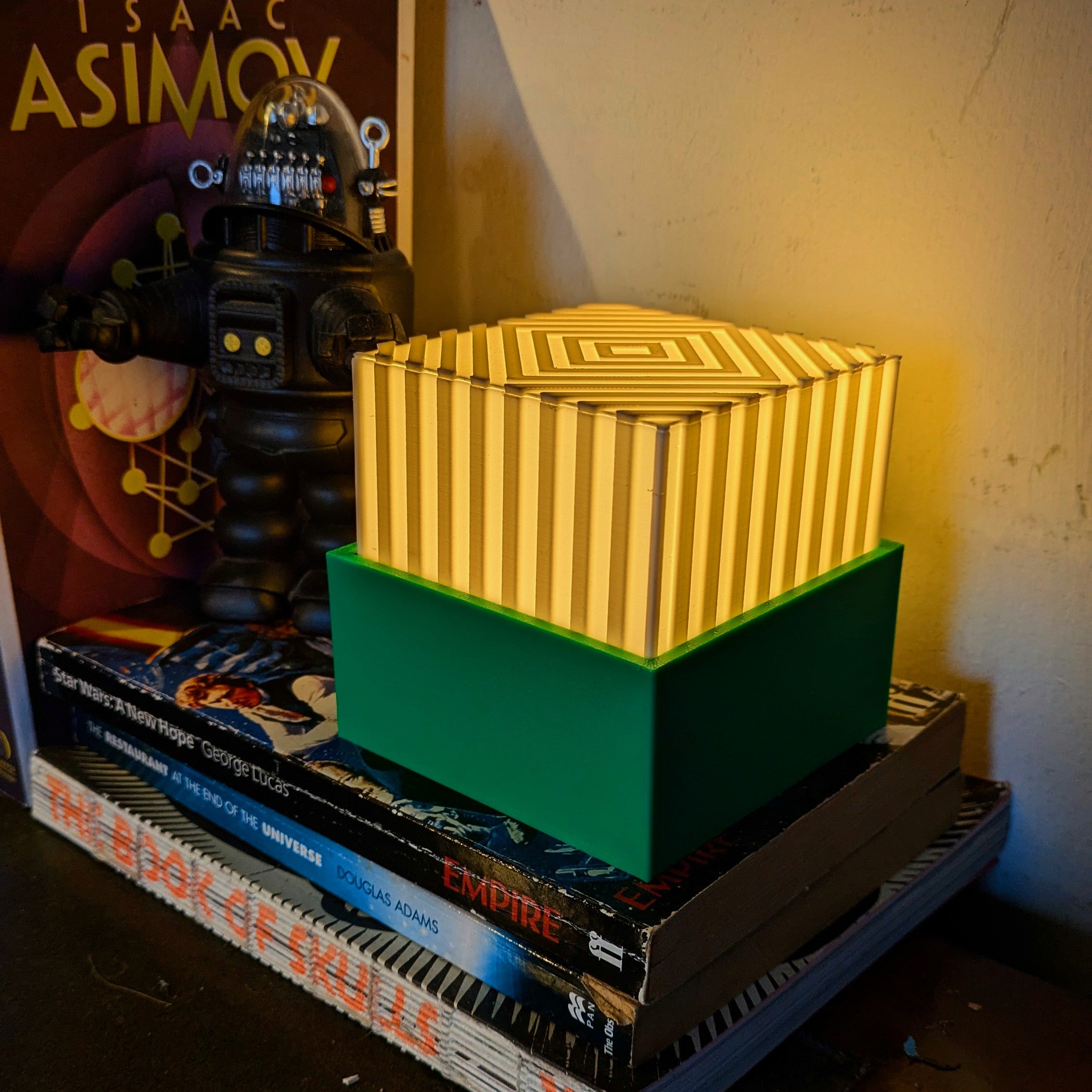 Modular Wall Lamp - oo1 - [Bambu Green & Sunflower Yellow / White]