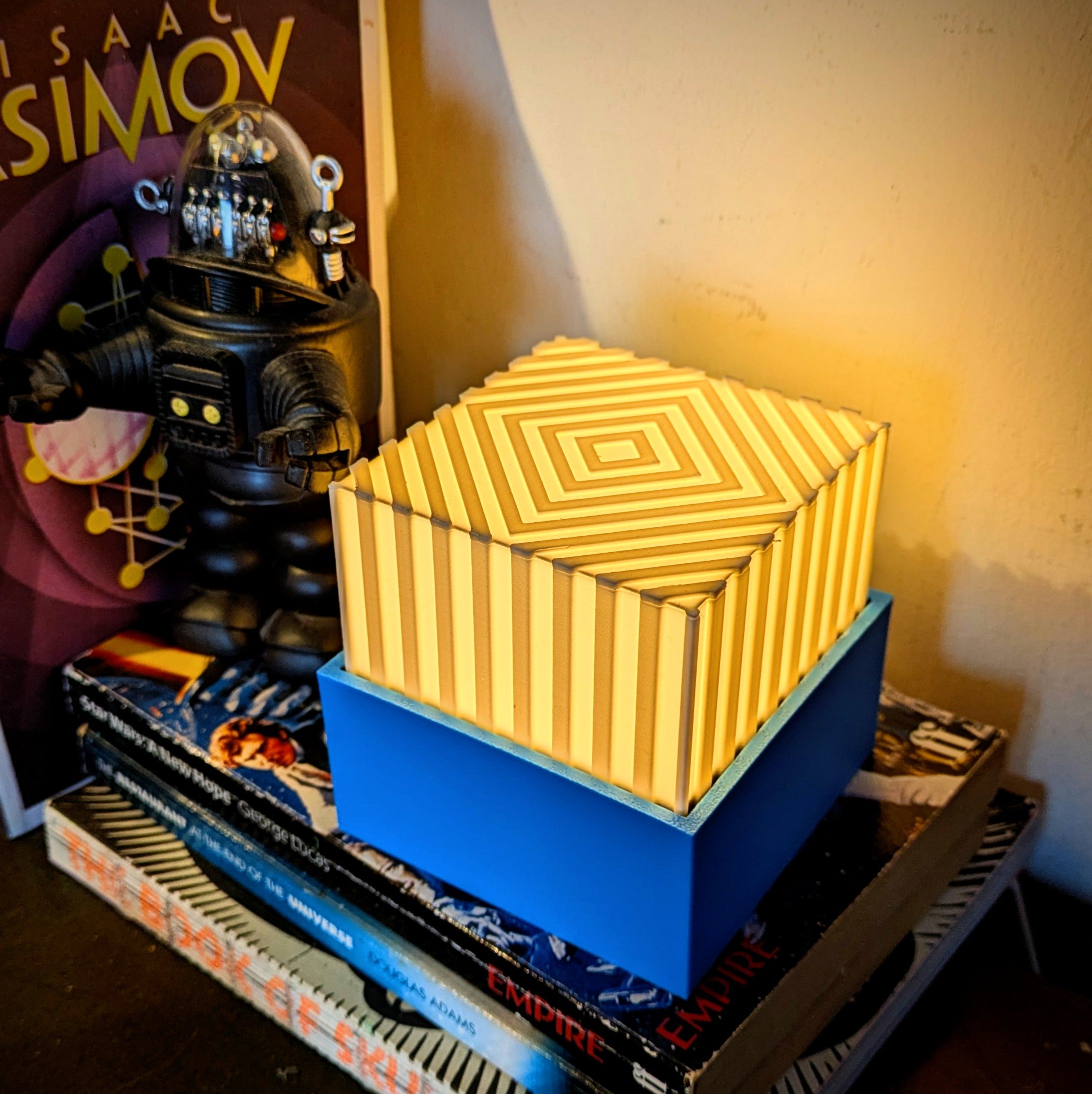 Modular Wall Lamp - oo1 -  [Cyan & Orange / White]