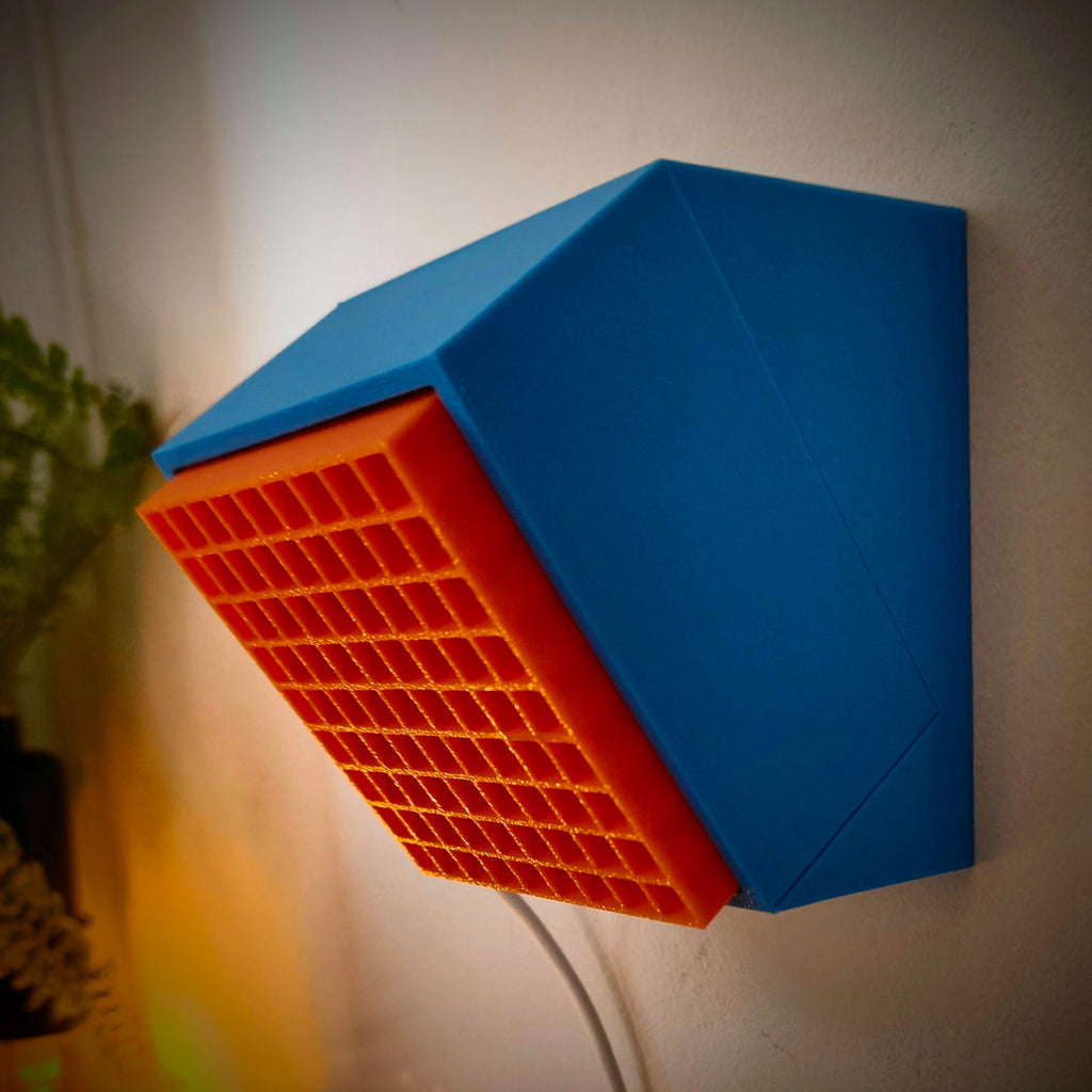 Modular Wall Lamp - oo1 -  [Cyan & Orange / White]