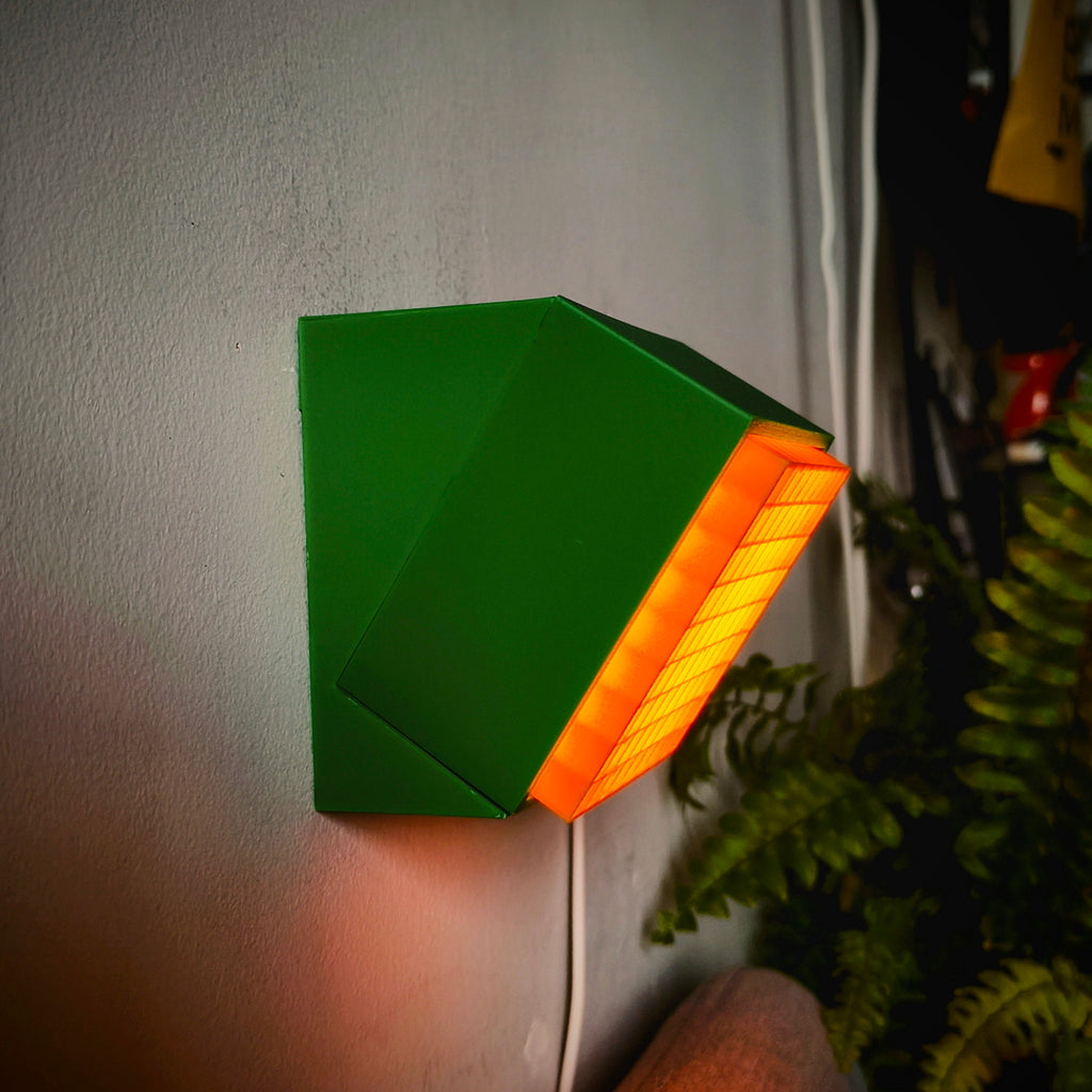 Modular Wall Lamp - oo1 - Bambu Green / Sunflower Yellow [white]